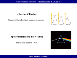 Cinetica - Università degli Studi di Ferrara