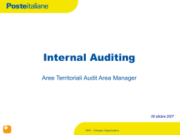 Assetto Org.vo Internal Auditing
