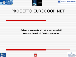 PROGETTO EUROCOOP-NET - Confcooperative Toscana