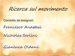 Il movimento - Generazione Web Antonietti