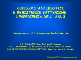 ASL3.Trend consumo antibiotici
