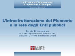 Sergio Crescimanno - Regione Piemonte