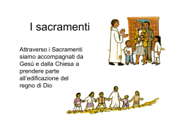 I sacramenti