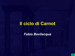 Il ciclo di Carnot - Università degli studi di Pavia