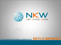 presentazione reti d`impresa - NKW