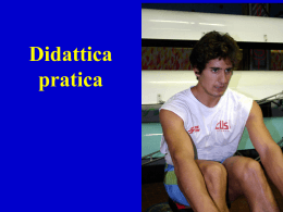 La seduta di allenamento