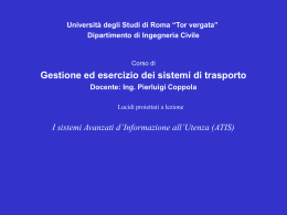8_Sistemi_informativi - Università degli Studi di Roma Tor Vergata