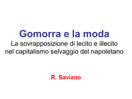 Gomorra - Dipartimento di Economia