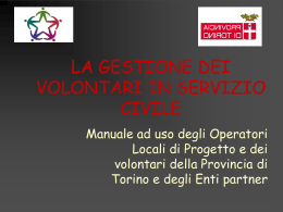 il volontario - Provincia di Torino