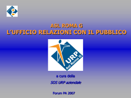 SOS URP aziendale