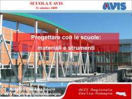 Sonia Manaresi - Avis Regionale Emilia