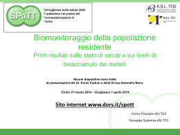 Per vedere le slide presentate.
