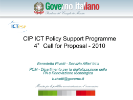 Pilota B - Abruzzo Sviluppo