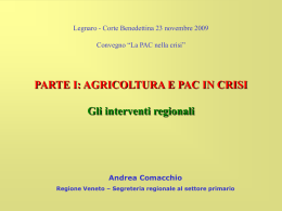 Andrea Comacchio - Veneto Agricoltura