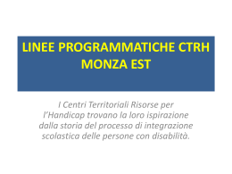 Linee CTRH MONZA EST - CTS/CTI Monza e Brianza