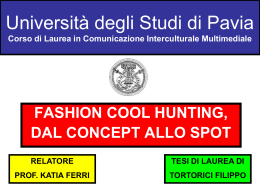 TORTORICI - Cim - Università degli studi di Pavia