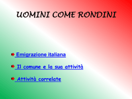 L`emigrazione