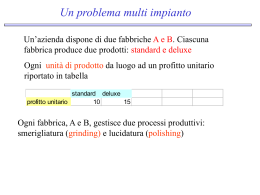 un semplice problema multi
