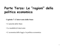 Appunti di politica economica 1 (d)