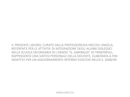 La dislessia - scuola garibaldi