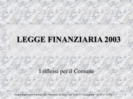 Diapositiva 1 - Istituto Nazionale Tributaristi