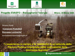 Presentazione Consorzio Biomasse Lombardia