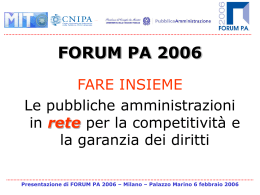 rete - Forum PA