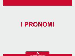 07_ppt_i_pronomi - Mondadori Education