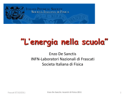 Slide 1 - Laboratori Nazionali di Frascati