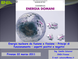 la fusione nucleare