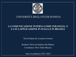 LUCIANA SVIZZERO-MATR366232 PRESENTAZIONE TESI
