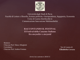CROVARA - Cim - Universit&agrave; degli studi di Pavia