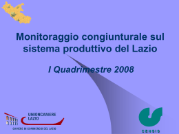 I quadrimestre - La Strategia di Lisbona