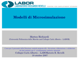 MSM - Inps - Laboratorio R. Revelli