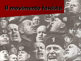 Il movimento fascista – Miriana Andaloro e Nardi