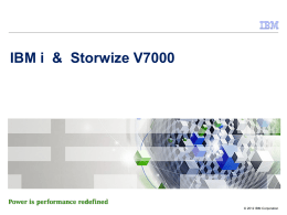 IBM i & Storwize V7000