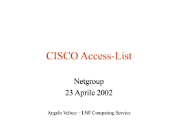 Cisco Access-List