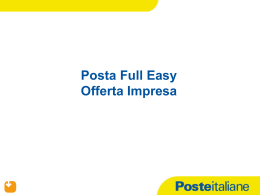 Posta Full Easy Offerta Impresa - Slp Cisl Roma Capitale e Rieti
