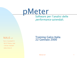 Cosa &egrave; pMeter