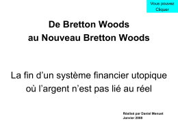 Evolution de l`économie de 1945 à 2008