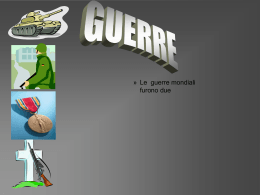 Le guerre mondiali