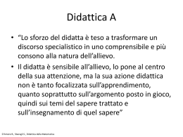 prima dispensa di sintesi - Tecnologie autonome nella didattica