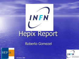 HEPiX - Infn