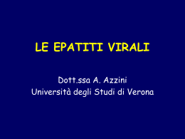 hcv - Università degli Studi di Verona