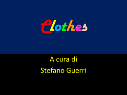 Clothes by stefano guerri
