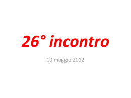26&deg; incontro