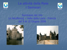 Le attivit&agrave; della rete - Euroconsulting