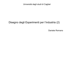 parte 2 - Università degli studi di Cagliari.