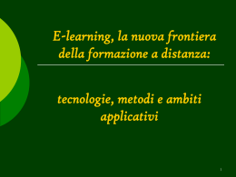 E-learning, la nuova frontiera della formazione a distanza