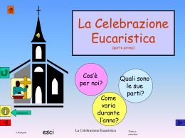 La Celebrazione Eucaristica